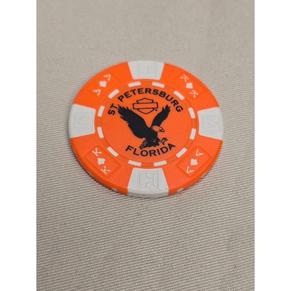 Harley-Davidson Poker Chip ST. Petersburg Florida Jim's